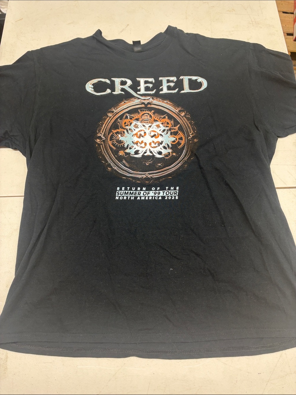 Creed Black Return of the Summer of '99 Tour Graphic Band T-Shirt - Men's